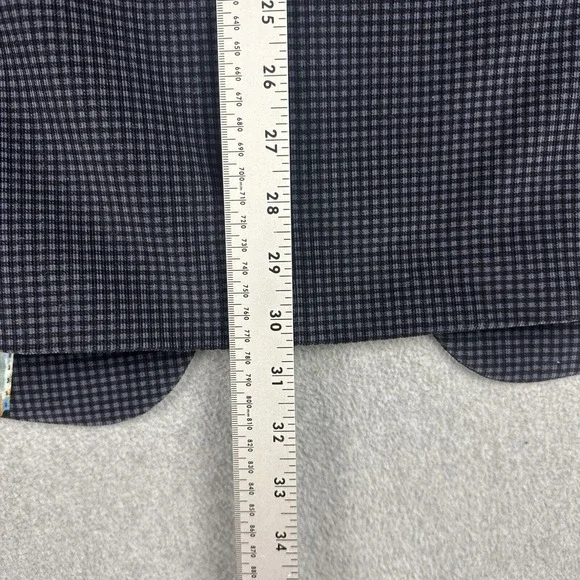 Robert Graham Blazer Mens 42R Blue Check Velvet Sports Coat Suit Jacket READ - Picture 8 of 12